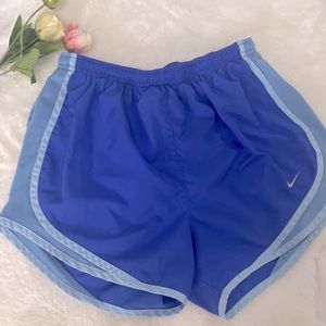 Blue Nike tempo shorts, small